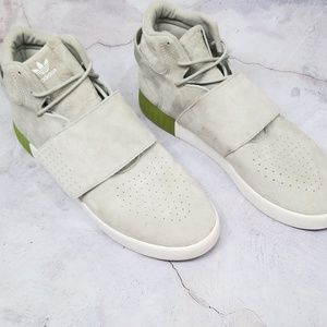 Adidas Tubular Invader gray suede 13